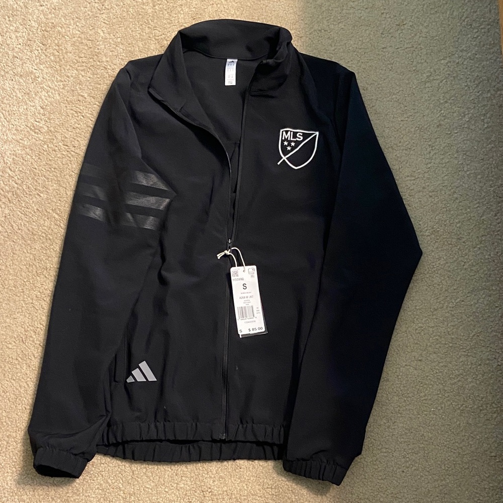 adidas Black MLS Track Jacket